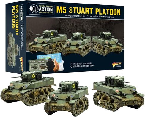 Wargames Delivered Bolt Action Tank War - Churchill Troop Armour Division, World War 2 Miniatures, 28mm Scale Army Tank Model for Miniature Wargaming by Warlord Games in Kuwait
