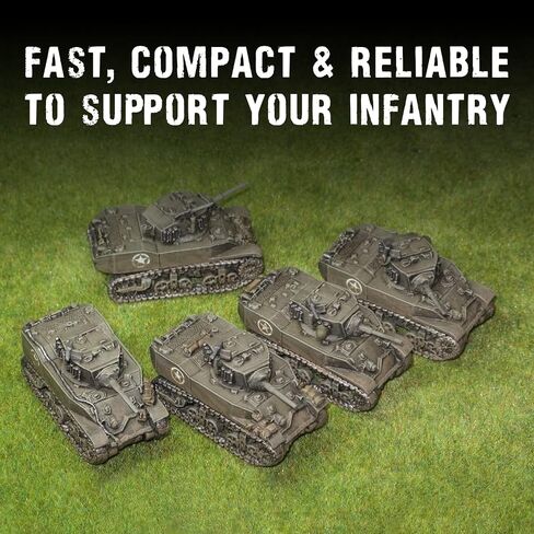 Wargames Delivered Bolt Action Tank War - Churchill Troop Armour Division, World War 2 Miniatures, 28mm Scale Army Tank Model for Miniature Wargaming by Warlord Games in Kuwait