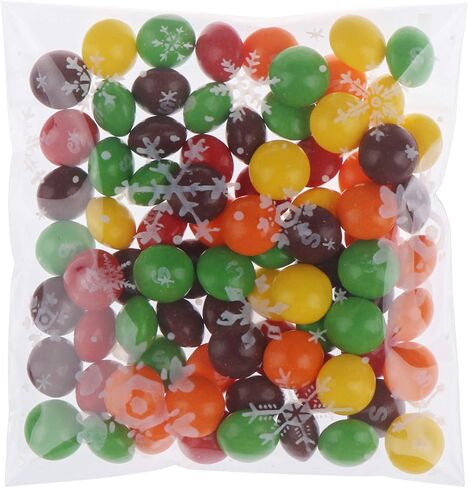 400 قطعة أكياس حلوى عيد الميلاد ندفة الثلج أكياس حلوى حلوى ذاتية اللصق من السيلوفان البلاستيك الخبز حلوى حلوى أكياس الهدايا in Kuwait