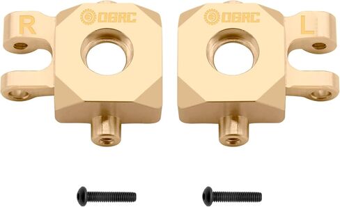OGRC Brass Steering Blocks Knuckles 10g Counter Weight for 1/18 TRX4M RC Crawler Upgrade Parts - 2Pcs in Kuwait