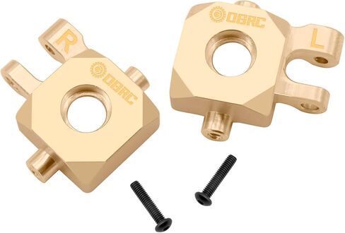 OGRC Brass Steering Blocks Knuckles 10g Counter Weight for 1/18 TRX4M RC Crawler Upgrade Parts - 2Pcs in Kuwait