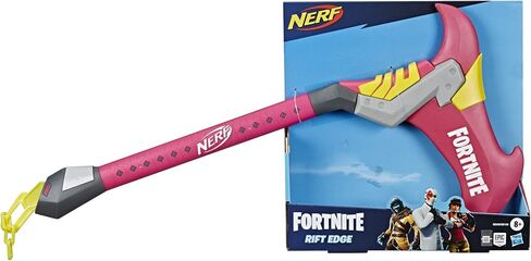 نيرف اداة حصاد فورتنايت ريفت ايدج - شفرة مغطاة بالفوم - مقبض 23 انش، شفرة 11 انش -- للشباب والمراهقين والبالغين in Saudi Arabia