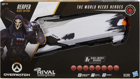 Nerf Overwatch Reaper (Wight Edition) & 8 Overwatch Rival Rounds in Saudi Arabia
