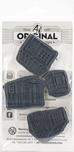 ارت ايمبريشن طوابع مطاطية ملونة مائية - سقيفة حديقة in Kuwait