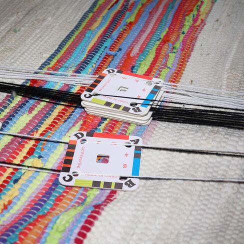 EXCEART Weaving Shuttle 100Pcs Weaving Cards Tablet Weaving Cards Paper Business Cards for Loom for Inkle Loom Weaving Supplies DIY Weaving Accessories in Saudi Arabia