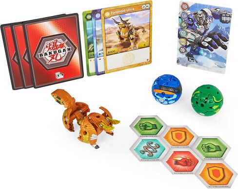 Bakugan Legends Starter 3-Pack, Gorthion Ultra with Leonidas and Viloch, Collectible Action Figures, Ages 6 and Up in Saudi Arabia
