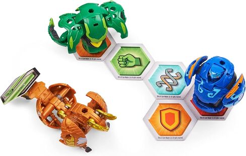 Bakugan Legends Starter 3-Pack, Gorthion Ultra with Leonidas and Viloch, Collectible Action Figures, Ages 6 and Up in Saudi Arabia