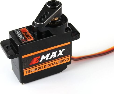 جهاز تحكم عن بعد سيرفو اي ماكس ES08MD II ترس معدني صغير 12 غرام SCX24 سيرفو رقمي مع دعامة تثبيت مؤازرة وذراع لنموذج قارب السيارة التي تعمل بجهاز تحكم عن بعد in Kuwait