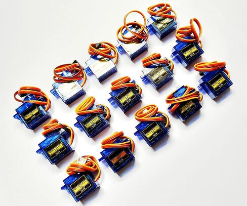 WST Tower P SG90 9G Micro Servo 180° Mini Servo Motor for RC Airplane Boat Car Helicopter Robot Controls Arm/Hand/Walking x 15 PCS in Kuwait