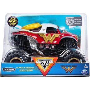 Monster Jam, Official Wonder Woman Monster Truck, Die-Cast Vehicle, 1:24 Scale