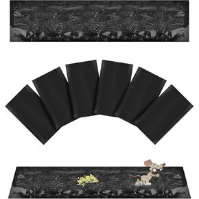 47.2 * 11inch Rat Sticky Pad, 6Pack Extra Large Glue Sticky Pad for Mice and Rats, Enhanced Stickiness Pads That Work for Rodents in Kuwait