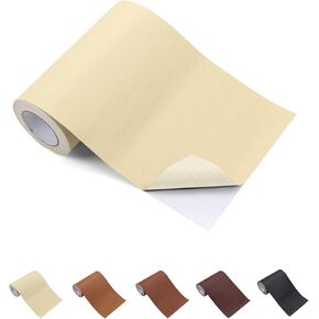 Enjoy Myself Leather Repair Patch Kit, 5.5 x 118 inch Self-Adhesive Leather Refinisher Cuttable Sofa Repair Tape for Furniture Couch Chair Car Seat (5.5x118 inch, Dark Brown) in Kuwait