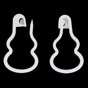 XGNG 200PCS Plastic Double Gourd Pin Knitting Stitch Counter Crochet Locking Stitch Markers Stitch Plastic Safety Pins Needle Clip Knitting Crochet Markers DIY Craft, Black in Saudi Arabia