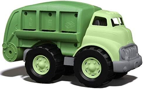Green Toys Recycling Truck, Green CB - Pretend Play, Motor Skills, Kids Toy Vehicle. No BPA, phthalates, PVC. Dishwasher Safe, Recycled Plastic, Made in USA. in Saudi Arabia
