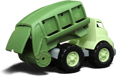 Green Toys Recycling Truck, Green CB - Pretend Play, Motor Skills, Kids Toy Vehicle. No BPA, phthalates, PVC. Dishwasher Safe, Recycled Plastic, Made in USA. in Saudi Arabia