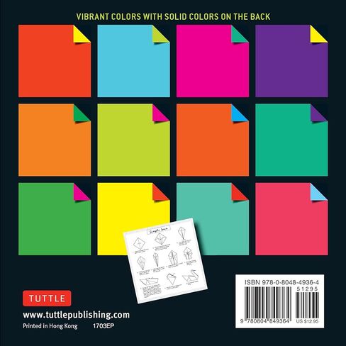 Origami Paper 500 sheets Vibrant Colors 6" (15 cm): Tuttle Origami Paper: Double-Sided Origami Sheets Printed with 12 Different Designs (Instructions for 6 Projects Included) in Saudi Arabia