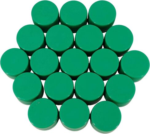 100pcs Plastic Bottle Caps DIY Craft - Bottle caps for Children Intelligence Stickes Kindergarten - Bottles caps for Crafts - DIY Bottle Cap Projects - Pack of 100pcs (Black) in Kuwait