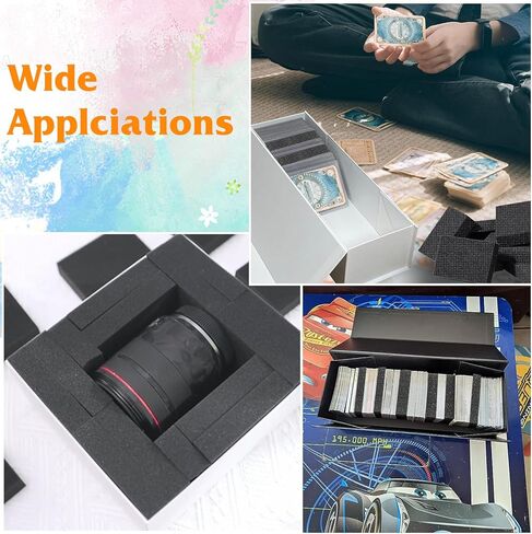 30 قطعة من فواصل البطاقات من VOLYUVIC لصندوق بطاقات التداول، وفواصل بطاقات إسفنجية لملء مساحة إضافية من حافظات الصناديق، وحشوات إسفنجية ممتصة للصدمات لتحقيق الاستقرار والأمان لصناديق التنظيم in Kuwait