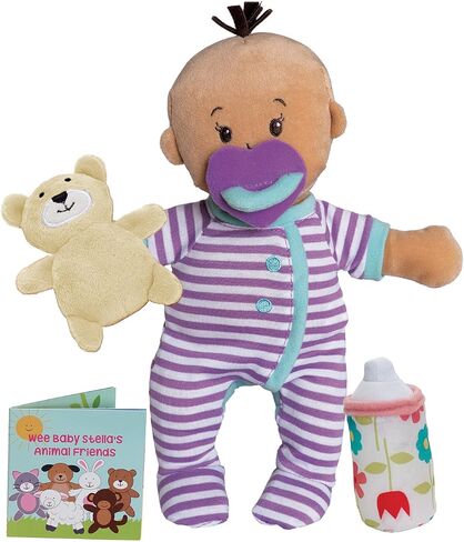Manhattan Toy Wee Baby Stella Beige Sleepy Times Scent 12" Soft Baby Doll Set in Saudi Arabia