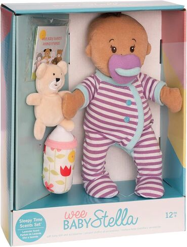 Manhattan Toy Wee Baby Stella Beige Sleepy Times Scent 12" Soft Baby Doll Set in Saudi Arabia