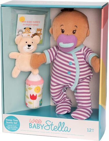 Manhattan Toy Wee Baby Stella Beige Sleepy Times Scent 12" Soft Baby Doll Set in Saudi Arabia