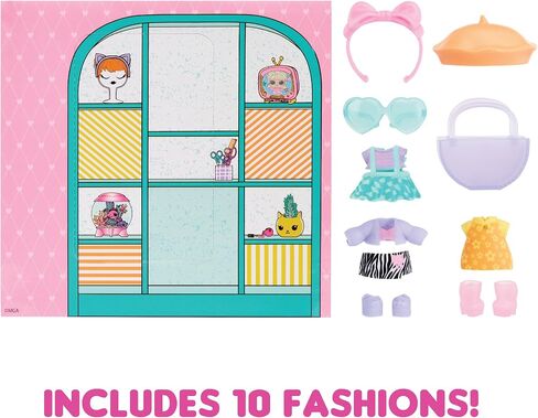 LOL Surprise Fashion Packs Spring Style - 6 Unique Styles Each with (3) Outfits, (2) Pairs of Shoes, (4) Accessories – Mix and Match Styles to Create Tons of New Looks - Great Gift for Girls Age 4+ in Saudi Arabia