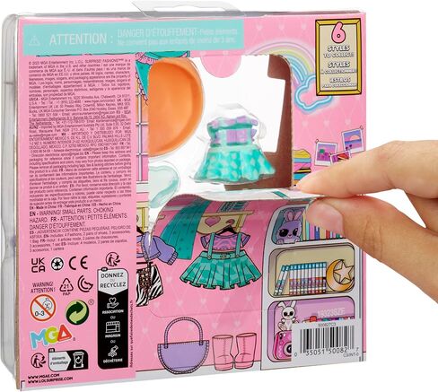 LOL Surprise Fashion Packs Spring Style - 6 Unique Styles Each with (3) Outfits, (2) Pairs of Shoes, (4) Accessories – Mix and Match Styles to Create Tons of New Looks - Great Gift for Girls Age 4+ in Saudi Arabia