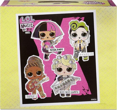 L.O.L. Surprise! Remix Rock Dolls Lil Sisters with 7 Surprises Including Instrument - Collectible Toy Gift for Kids, Girls and Boys Ages 4 5 6 7+ Years Old, Multi color in Saudi Arabia