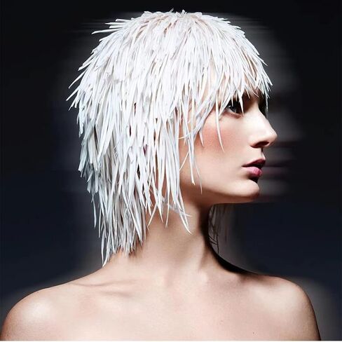 Long Fascinator Feathers for Crafts Stripped Goose Biot Millinery Hats Trimmings Pack of 100 (black) in Kuwait