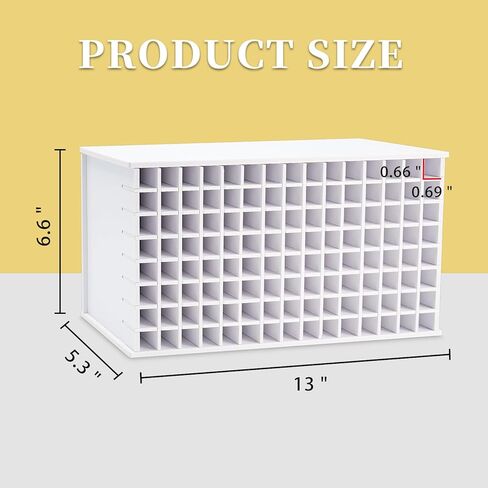 رف تخزين اقلام ماركر كرافت من كرافيتو، 120 شبكة، حامل منظم للوازم الفنية لاقلام التحديد in Kuwait