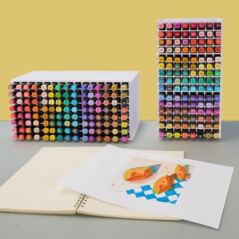 رف تخزين اقلام ماركر كرافت من كرافيتو، 120 شبكة، حامل منظم للوازم الفنية لاقلام التحديد in Kuwait