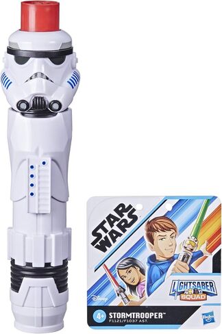 STAR WARS Lightsaber Squad Imperial Stormtrooper Extendable Red Lightsaber Roleplay Toy for Kids Ages 4 and Up, Multicolored (F1F1121121) in Saudi Arabia