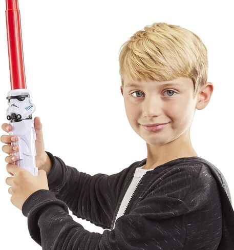 STAR WARS Lightsaber Squad Imperial Stormtrooper Extendable Red Lightsaber Roleplay Toy for Kids Ages 4 and Up, Multicolored (F1F1121121) in Saudi Arabia