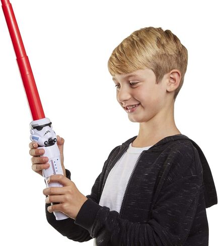 STAR WARS Lightsaber Squad Imperial Stormtrooper Extendable Red Lightsaber Roleplay Toy for Kids Ages 4 and Up, Multicolored (F1F1121121) in Saudi Arabia