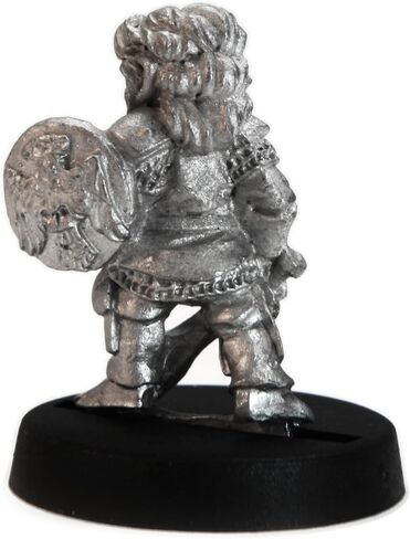 Stonehaven Female Halfling Fighter Miniature Figure (for 28mm Scale Table Top War Games) - Made in USA in Saudi Arabia