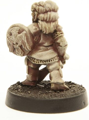 Stonehaven Female Halfling Fighter Miniature Figure (for 28mm Scale Table Top War Games) - Made in USA in Saudi Arabia