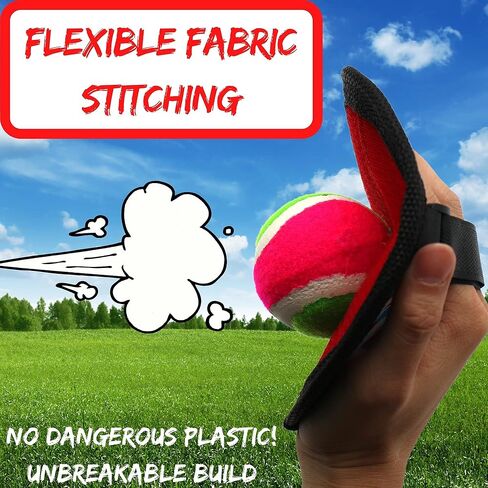 مجموعة ألعاب كرة الرمي والالتقاط الرياضية من صن لايت، تتضمن وسادتين لليدين وكرة واحدة، في الفناء الخلفي لحوض السباحة والشاطئ واللعب في الأماكن المغلقة في الهواء الطلق، سهلة الرمي والالتقاط in Kuwait