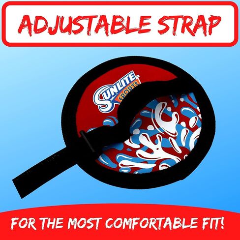 مجموعة ألعاب كرة الرمي والالتقاط الرياضية من صن لايت، تتضمن وسادتين لليدين وكرة واحدة، في الفناء الخلفي لحوض السباحة والشاطئ واللعب في الأماكن المغلقة في الهواء الطلق، سهلة الرمي والالتقاط in Kuwait