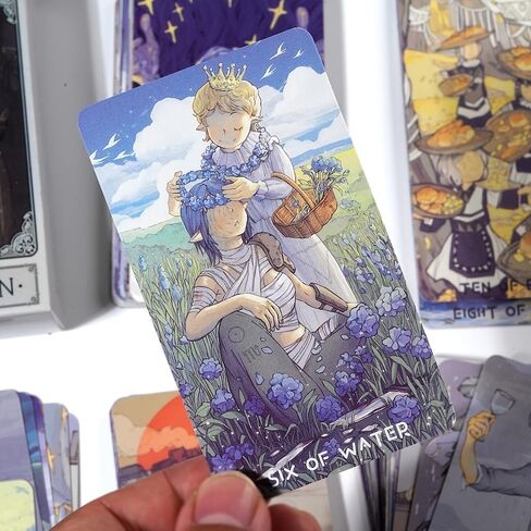 Monsoon Tarot: an Artistic RWS Deck for Compassion, Empowerment, and Flights of Fancy - Pocket Edition (4.06" x 2.36") in Kuwait