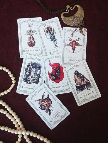 Tarot of Shadows - Classic Edition. Set of 78 Unique Tarot Cards. A Tarot Card Deck Purposed to Unravel The Shadows of The Soul. in Kuwait