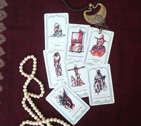 Tarot of Shadows - Classic Edition. Set of 78 Unique Tarot Cards. A Tarot Card Deck Purposed to Unravel The Shadows of The Soul. in Kuwait