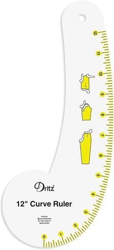 Dritz Ruler Curve 12", Clear in Saudi Arabia