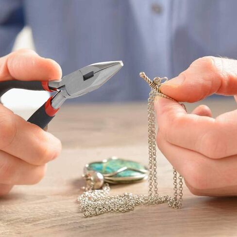 Kingsdun 1200Pcs Jump Rings for Jewelry Making with Lobster Clasps & Needle Nose Pliers, Jump Ring Opener and Tweezers, Jewelry Findings Tool Kit for Making Supplies and Necklace Repair in Kuwait