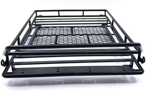 رف سقف حامل الامتعة مع شريط اضاءة LED من دي كيه كيه واي لسيارة الزاحفة بجهاز تحكم عن بعد 1/10 SCX10 90046 تراكساس TRX4 (245150 ملم) in Kuwait