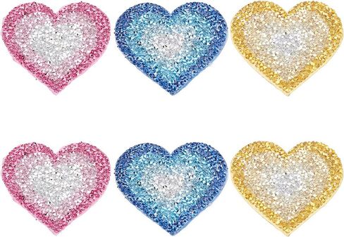 FINGERINSPIRE 10 Pack Leopard Rhinestone Patches Delicate Embroidered Patches with Different Shapes,Iron On Patches for Clothes, Dress, Hat,Jackets,Jeans, DIY Accessories in Kuwait