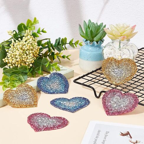 FINGERINSPIRE 10 Pack Leopard Rhinestone Patches Delicate Embroidered Patches with Different Shapes,Iron On Patches for Clothes, Dress, Hat,Jackets,Jeans, DIY Accessories in Kuwait