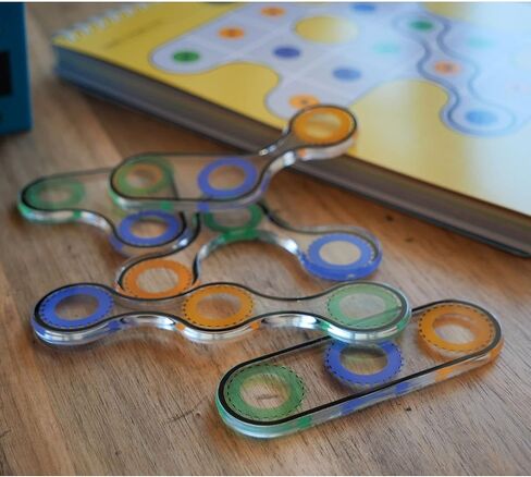 لعبة ألغاز تريلوس المنطقية من Project Genius - لاعب واحد فما فوق، للأعمار من 6 سنوات فما فوق، لعبة منطقية، لعبة ألغاز، لعبة تحفيز العقل، لاعب واحد، لعبة الأشكال، 10 مستويات، 60 لغز تحدي in Kuwait