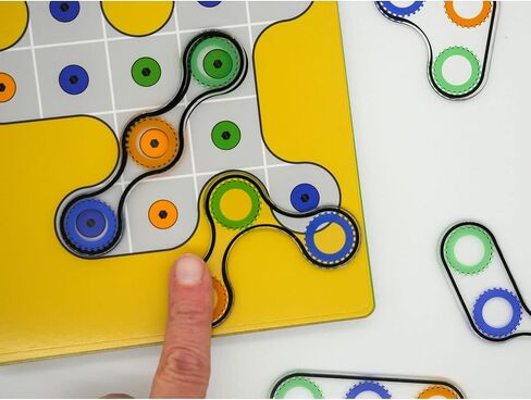 لعبة ألغاز تريلوس المنطقية من Project Genius - لاعب واحد فما فوق، للأعمار من 6 سنوات فما فوق، لعبة منطقية، لعبة ألغاز، لعبة تحفيز العقل، لاعب واحد، لعبة الأشكال، 10 مستويات، 60 لغز تحدي in Kuwait