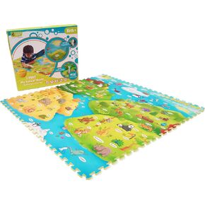 بساط لعب تعليمي ناعم آي مات ماي أنيمال وورلد من كرييتيف بيبي in Kuwait