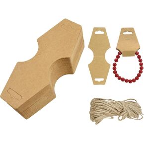 200pcs Kraft Heart Gift Tags Price Tags Paper Blank Labeling Tags Marking Tags with Jute String & Elastic Cord for Product Jewerly, Arts, Crafts, Party, Wedding #PQ121 (6cmx5.5cm) in Kuwait